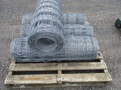 Lot X4 ROLLS OF SHEEP WIRE { 3FT }