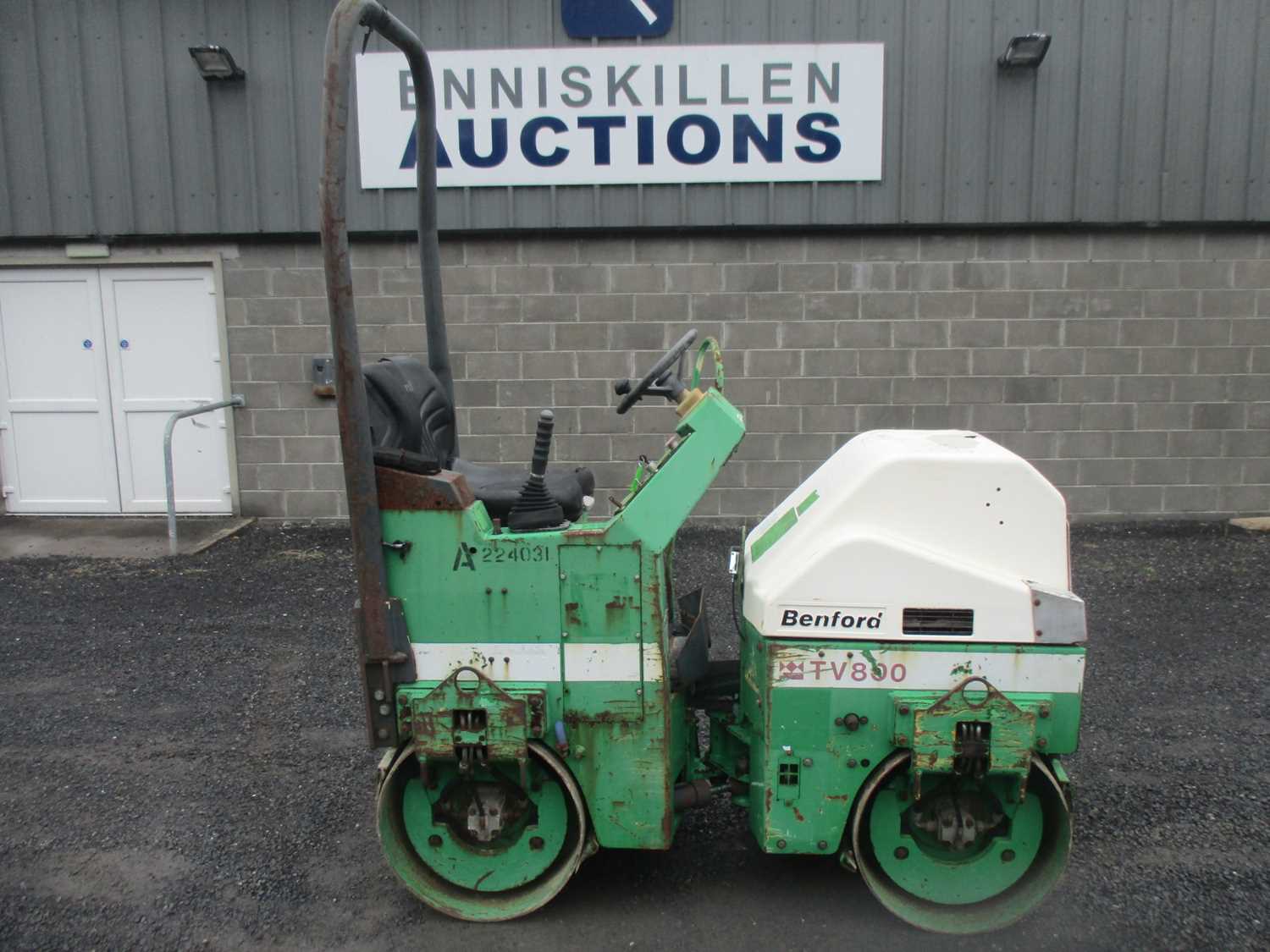 122 - BENFORD TWIN DRUM VIBRATING ROLLER