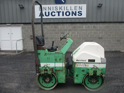 Lot 122 - BENFORD TWIN DRUM VIBRATING ROLLER