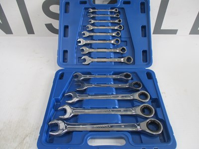 Lot 32 - MANAROLA 13 PIECE COMBINATION RATCHET WRENCH SET