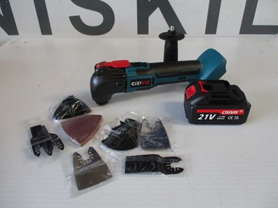 Lot 202 - NEW MULTI TOOL WITYH X1 BATTERY, CHARGER AND ACCESSORIES