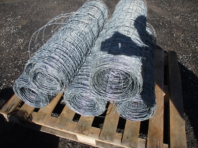 Lot 5 X ROLLS OF 3FT SHEEP WIRE