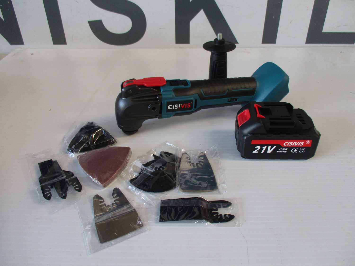 Lot 88 - NEW MULTI TOOL WITYH X1 BATTERY, CHARGER AND ACCESSORIES