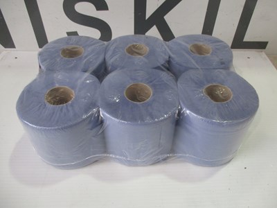 Lot 187 - PACK OF X6 BLUE ROLL