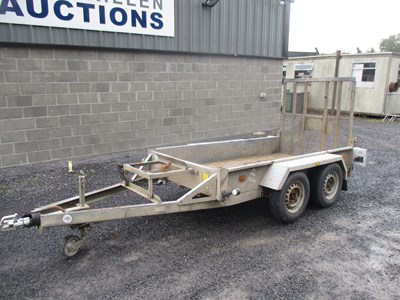 Lot 145 - INDESPENSION 8FT X 4FT TWIN AXLE PLANT TRAILER