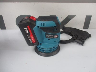 Lot 33 - NEW ORBITAL SANDER WITH BATTERY AND CHARGER