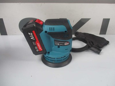 Lot NEW ORBITAL SANDER WITH BATTERY AND CHARGER