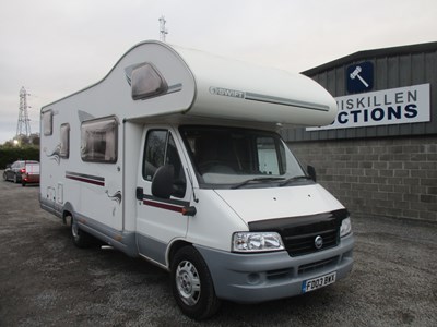 Lot 2003 FIAT DUCATO 18 JTD LWB 2.8 MOTOR CARAVAN