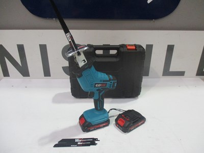 Lot NEW RECIPRICATING SAW WITH X2 BATTERIES AND BLADES