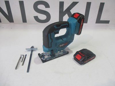 Lot NEW CORDLESS JIGSAW WITH X2 BATTERIES AND BLADES