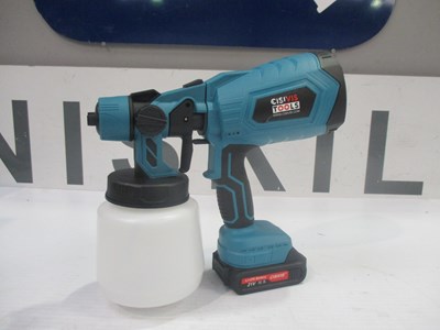 Lot NEW CORDLESS PAINT SPRAYER WITH BATTERY