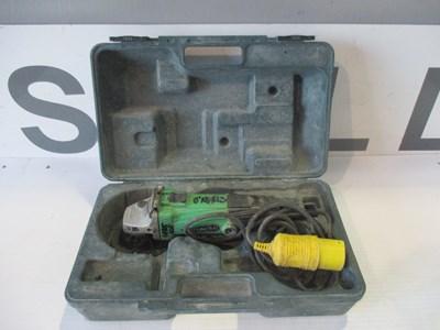 Lot HITACHI 110V 4" ANGLE GRINDER