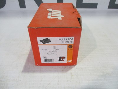 Lot BOX OF X100 SPIT PULSA 800 CLIPELEC FIXING BASES