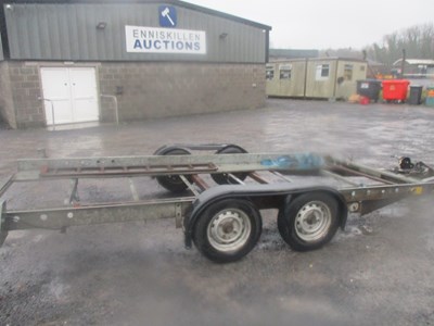 Lot 565 - 16FT TWIN AXLE TRANSPORT TRAILER