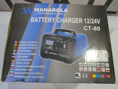 Lot 12/24 V BATTERY CHARGER