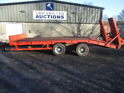 Lot 559 - HERBST 21FT X 8FT LOW LOADER { 19 TON }