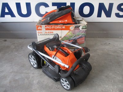 Lot YARD FORCE CORDLESS LAWN MOWER