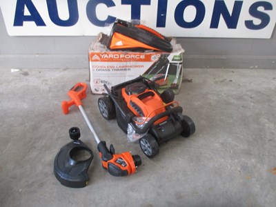 Lot YARD FORCE CORDLESS LAWN MOWER