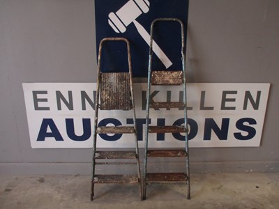 Lot PAIR OF STEP LADDERS